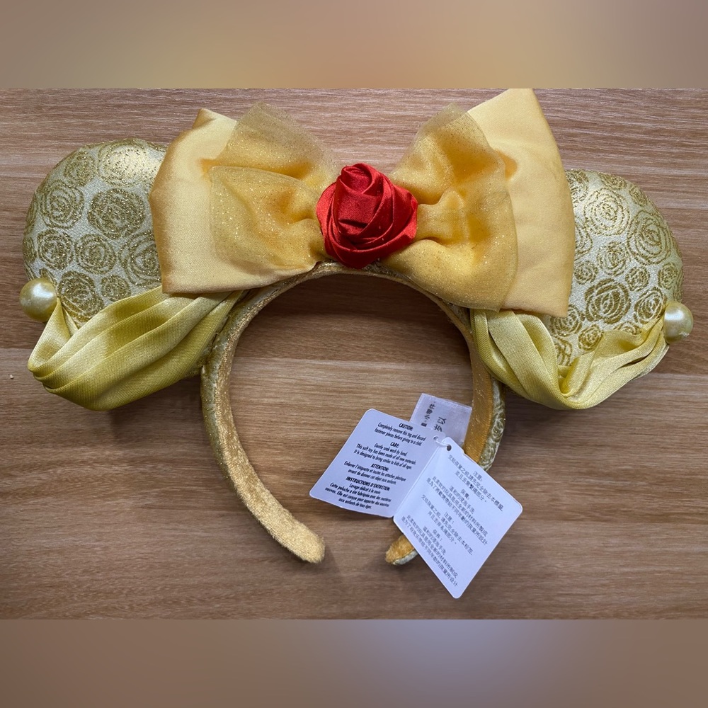 Disney Belle Beauty and the Beast Minnie ears NWT